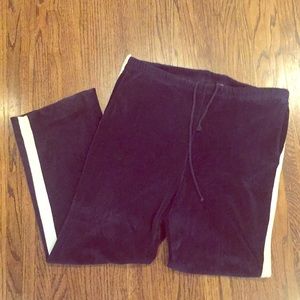 VINTAGE CHRISTIAN DIOR VELOUR TRACK PANTS